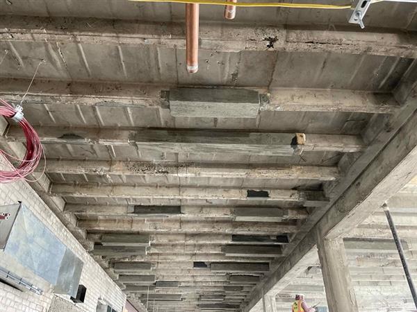 Concrete beam patching